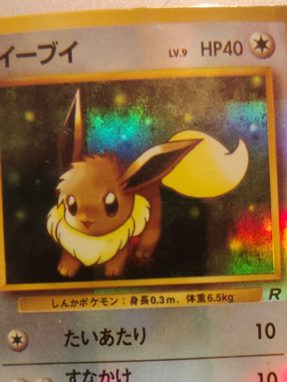 Rare 1998 vintage Japanese Eevee card (LV. 9 / No. 133) Iconic Vending Series 1